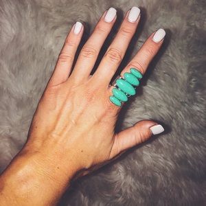 Turquoise statement ring